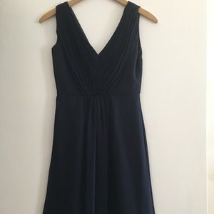 Navy JCrew Bridesmaid dress
